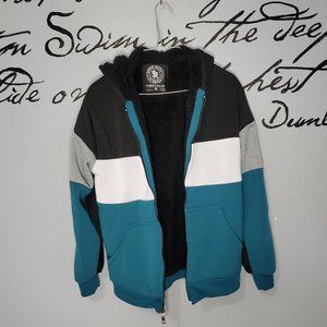 Street Rules Clothing Company Fleece Lined Hooded Coat, Y18